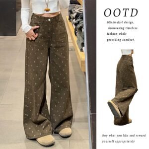06f2c116a06d4260b9b5563a1d4d629d~tplv-aphluv4xwc-white-pad-v1_1600_1600 π€ TT Mode Jeans Cokelat Highwaist Loose Jeans Kasual Korean π€