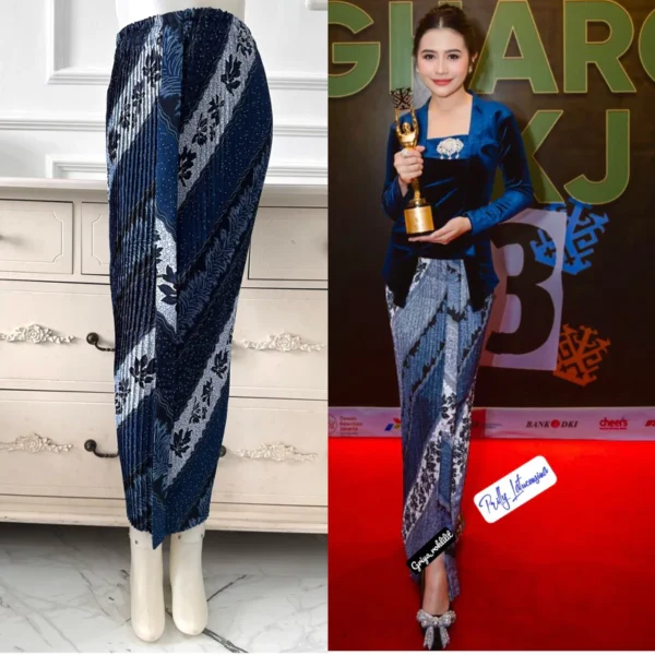 ✨ ROK PLISKET BATIK WIRU – ELEGAN, ANGGUN & KEKINIAN ✨