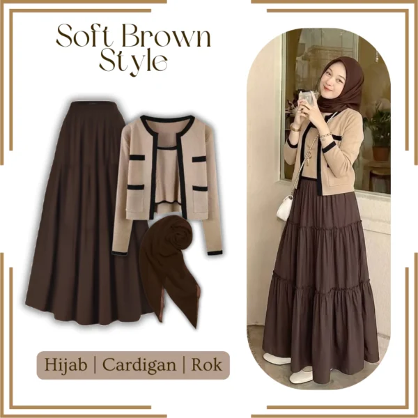 One Set Outfit Hijab Casual