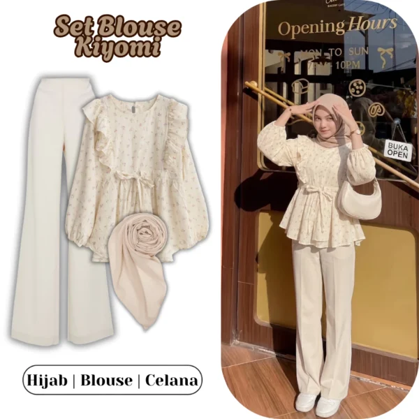 id-11134207-822wg-modhdpg3gyz3b2 One Set Blouse Motif – Stylish, Feminin & Kekinian ✨