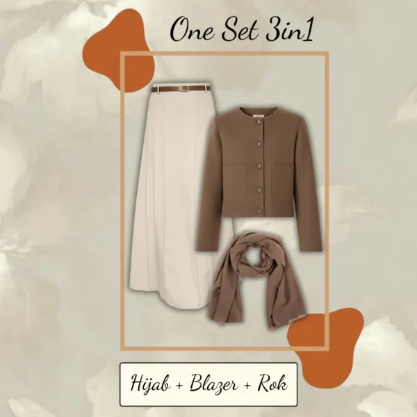 One Set Wanita 3in1 Blazer
