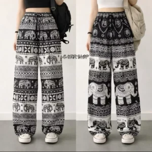 ✨ CELANA KULOT ETNIK BALI JOGJA THAILAND UNISEX – RAYON ADEM ✨