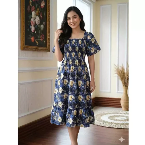 id-11134207-81zto-msnof62avbwg72 🌸 DRESS NATASYA MOTIF KEKINIAN — Tampil Cantik, Anggun, dan Stylish! 🌸