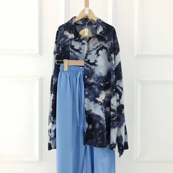 🌸 ONE SET RAYON KEMEJA & CELANA — Tampil Modis Tanpa Ribet! 🌸